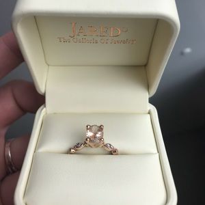 Rose Gold Morganite Engagement Ring